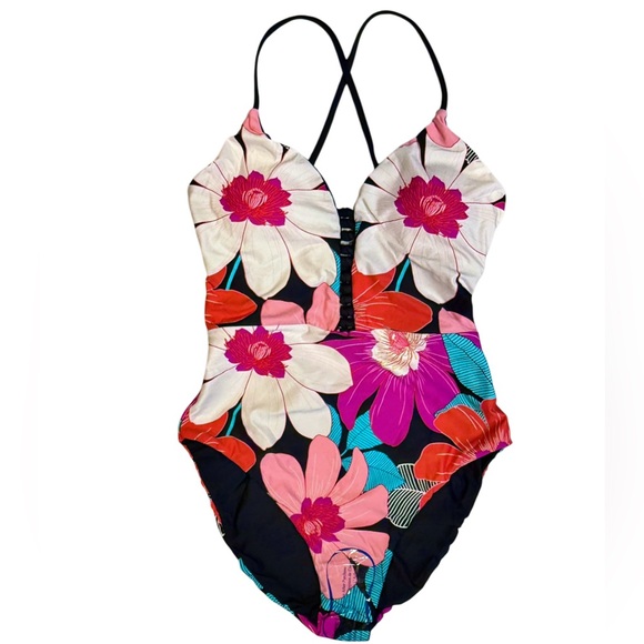 La Blanca Multi Full Bloom Reversible One-Piece Swimsuit - Picture 4 of 16
